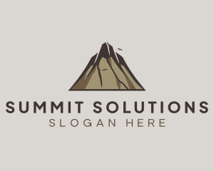 Summit Mountain Peak logo design