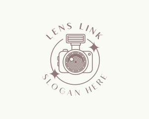 Simple Camera Photography logo design