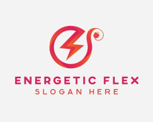 Electric Lightning Plug logo design