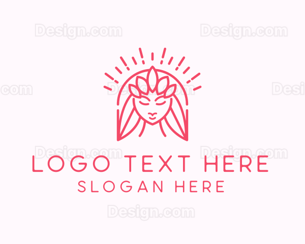 Feminine Hair Beauty Logo
