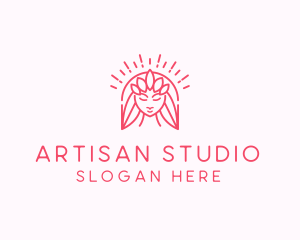 Female Hair Salon logo design