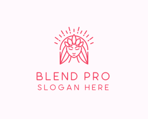 Female Hair Salon logo design