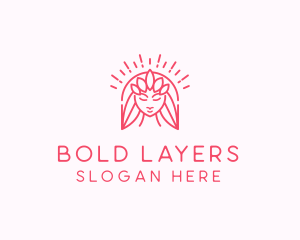 Female Hair Salon logo design