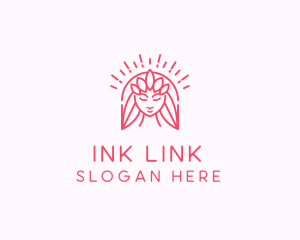 Female Hair Salon logo design