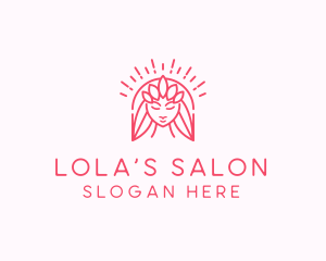 Female Hair Salon logo design