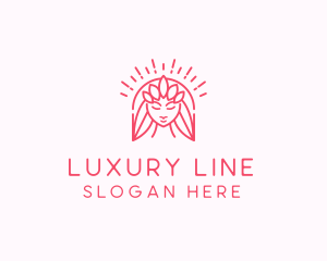 Female Hair Salon logo design