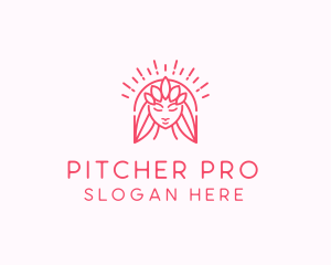 Female Hair Salon logo design