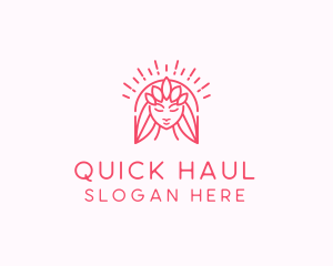 Female Hair Salon logo design