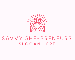 Female Hair Salon logo design