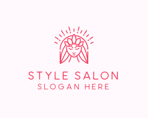 Female Hair Salon logo design