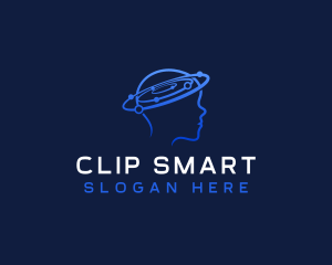 Human Brain Orbit logo design