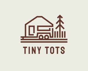 Camping Trailer House logo design