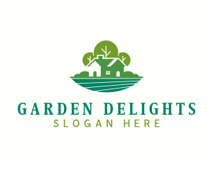 Backyard Field Garden logo design