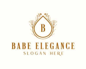 Elegant Floral Wedding logo design