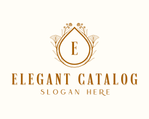 Elegant Floral Wedding logo design