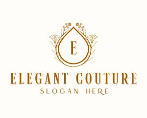 Elegant Floral Wedding logo design