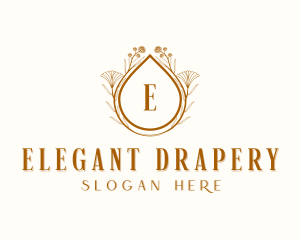 Elegant Floral Wedding logo design