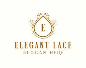 Elegant Floral Wedding logo design