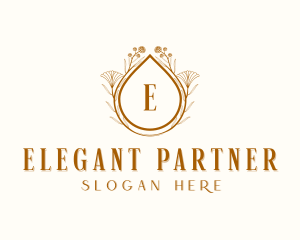 Elegant Floral Wedding logo design