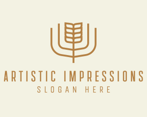 Wheat Barley Farm logo design