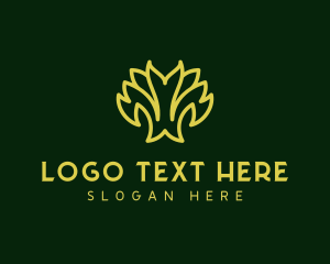 Abstract Floral Decoration logo