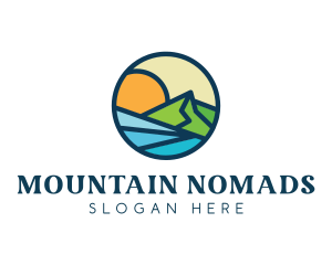 Mountain Sun Tourism logo design