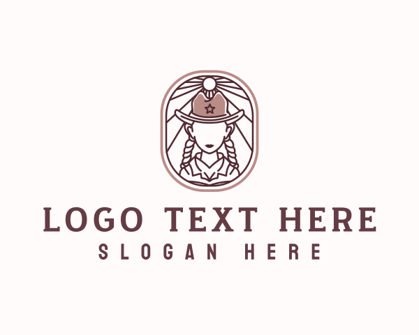 Cowboy Hat logo example 1