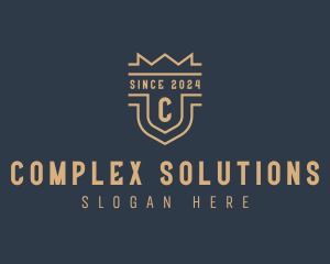 Crown Shield Brand logo design