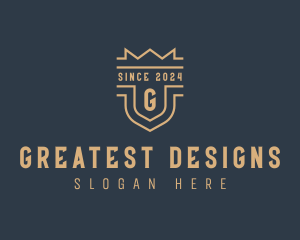 Crown Shield Brand logo design