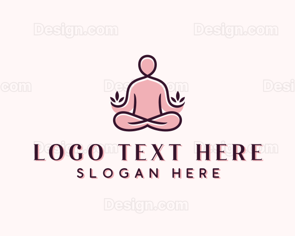 Spiritual Meditation Yoga Logo