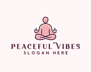 Spiritual Meditation Yoga logo design