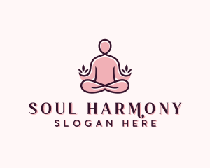 Spiritual Meditation Yoga logo design