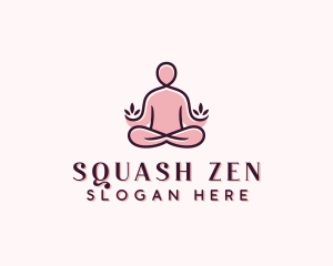 Spiritual Meditation Yoga logo design