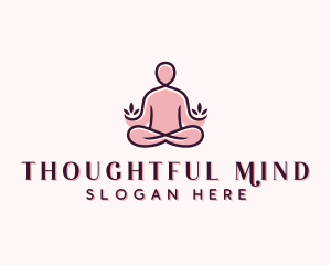 Spiritual Meditation Yoga logo design