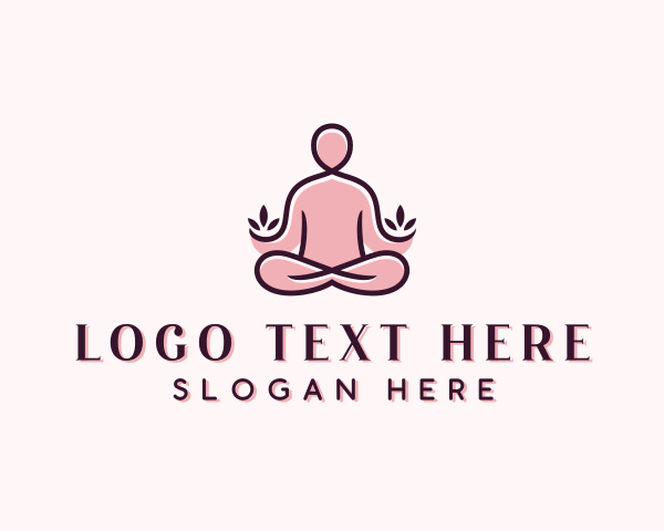 Meditation logo example 3