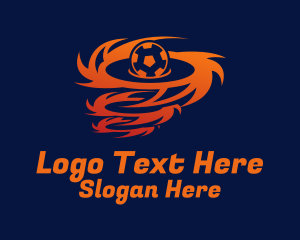 Tornado Soccer Sport  Logo