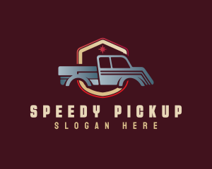 Pickup Car Shield logo