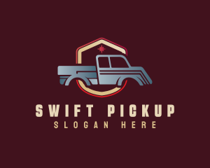 Pickup Car Shield logo