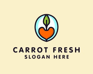 Carrot Veggie Farm logo design