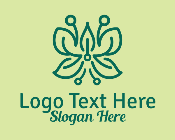 Writing logo example 1