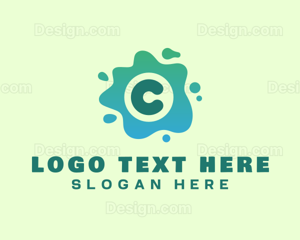 Slime Letter C Logo