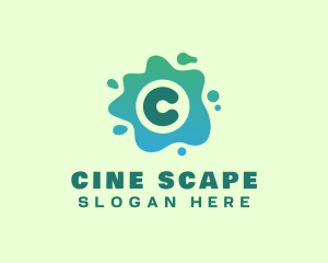 Slime Letter C logo design