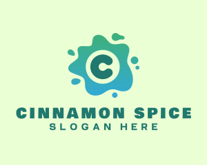 Slime Letter C logo design