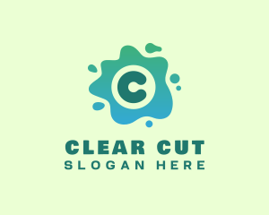 Slime Letter C logo design