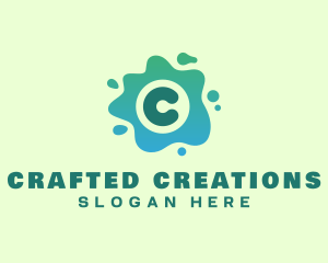 Slime Letter C logo design