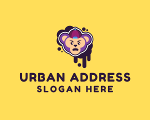 Urban Monkey Graffiti  logo design