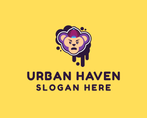 Urban Monkey Graffiti  logo design