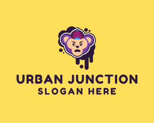 Urban Monkey Graffiti  logo design