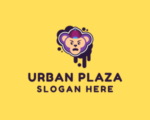 Urban Monkey Graffiti  logo design