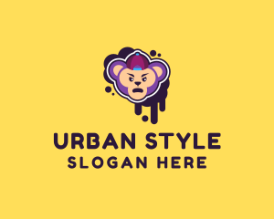 Urban Monkey Graffiti  logo design